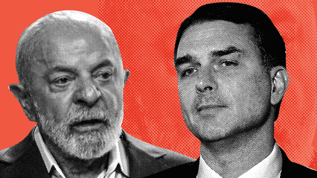Lula diz que Flávio não tem “vergonha na cara de trair a nossa pátria”.