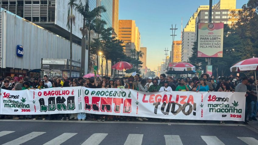 18ª Marcha da Maconha exige regulamentação com críticas a guerra às drogas