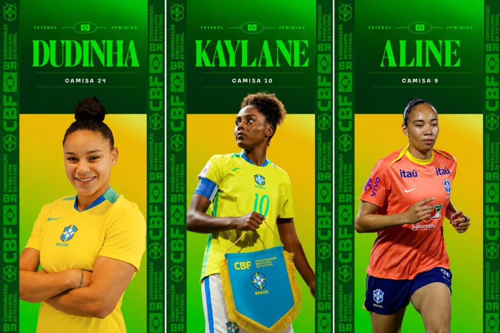 Da base à Seleção: trio simboliza nova geração do futebol feminino brasileiro