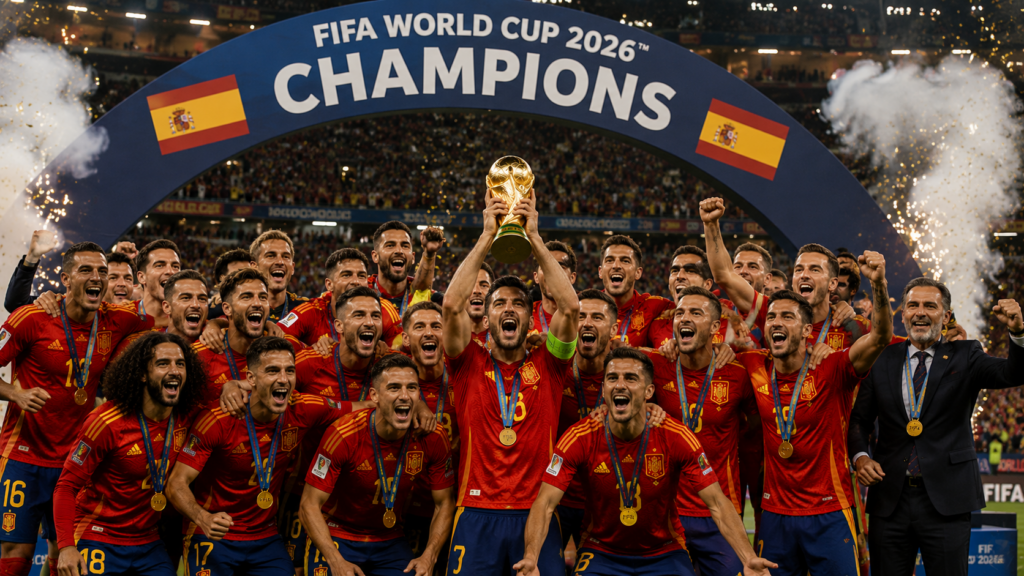 Espanha é bicampeã mundial em 2026 em cima da Argentina