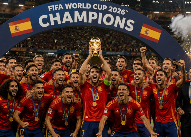 Espanha é bicampeã mundial em 2026 em cima da Argentina