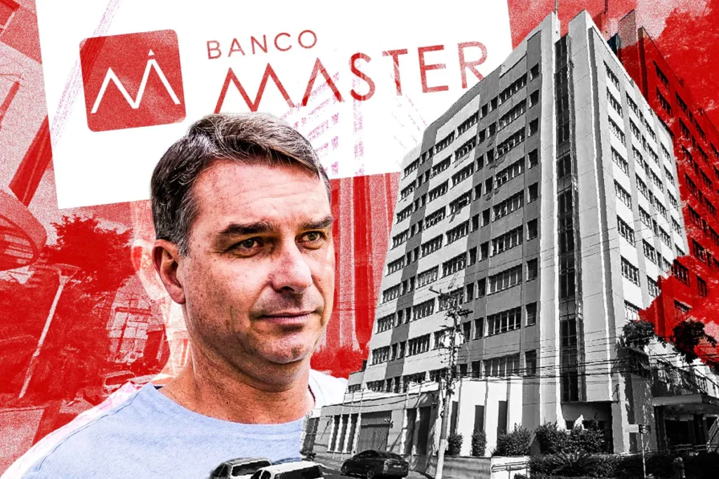 R$ 1,5 milhão em notas foram emitidas por Flávio Bolsonaro para empresas do esquema de Vorcaro