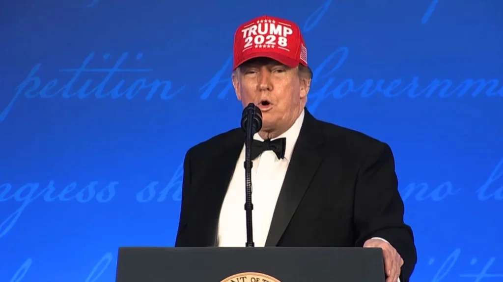 Trump diz que vai concorrer a presidência em 2028, mesmo a Constituição proibindo.