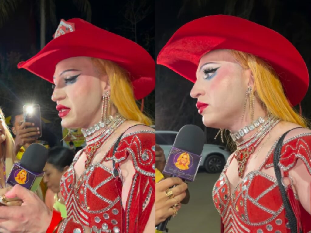 Drag Queen  é expulsa por Carlinhos Maia, após entrar no rancho sem ser convidada